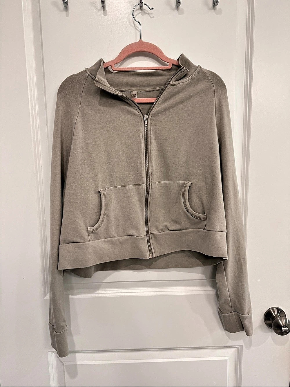 Skims outdoor cotton  Full-Zip Hooded Jacket stone 3x